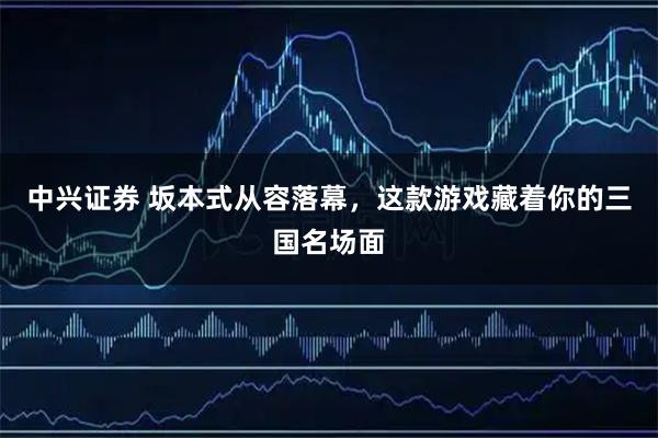 中兴证券 坂本式从容落幕,这款游戏藏着你的三国名场面