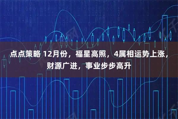点点策略 12月份，福星高照，4属相运势上涨，财源广进，事业步步高升