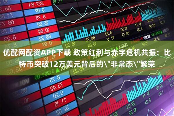 优配网配资APP下载 政策红利与赤字危机共振：比特币突破12万美元背后的＂非常态＂繁荣
